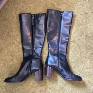Antonio Melani knee high boots, size 10. New